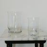 Simple glass centerpiece vessels